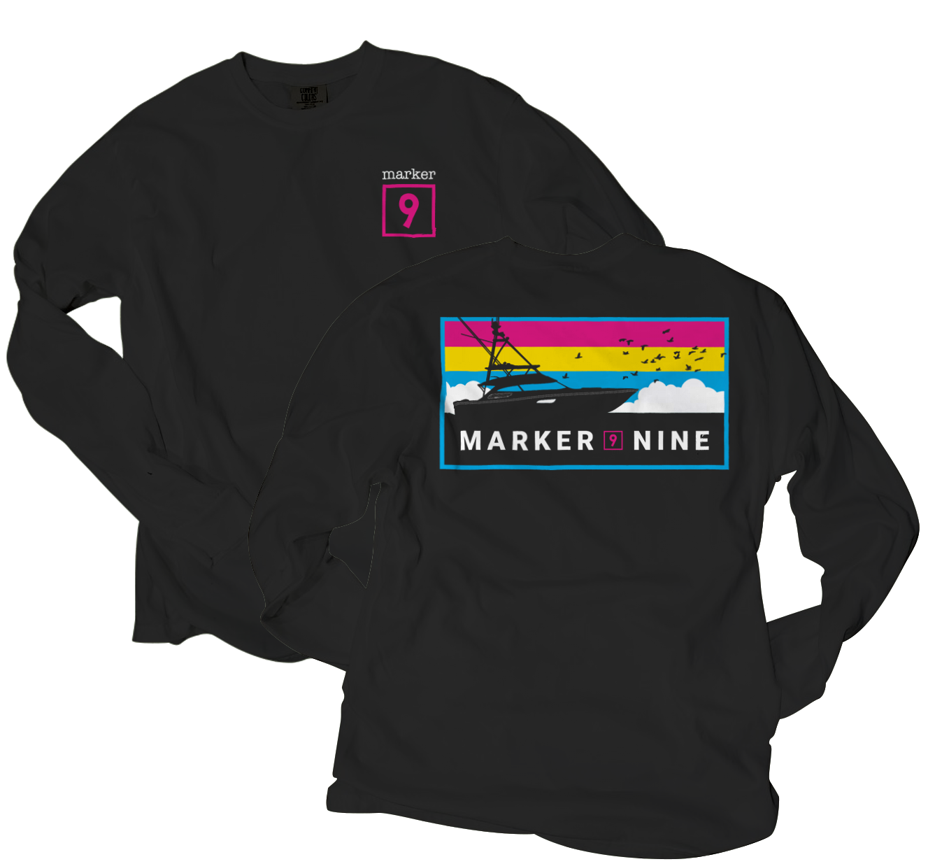 Retro Boat Long Sleeve T-Shirt